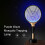Electric Fly Swatter Bug Zapper Rechargeable with Purple 6