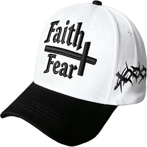 Faith Over Fear Baseball Cap Adjustable Breathable Hat 1