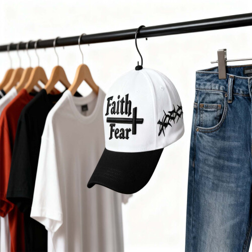 Faith Over Fear Baseball Cap Adjustable Breathable Hat 2