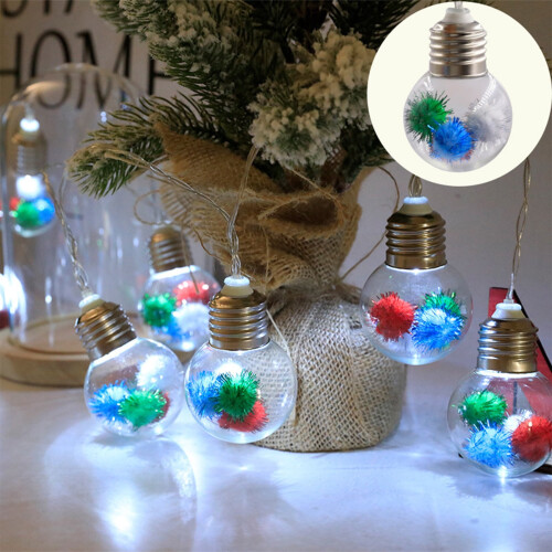 Battery Operated Christmas Light String 2M LED Filigree
