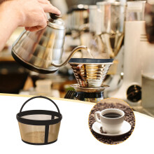 Stainless Steel Coffee Filter 4-6 Cup Reusable