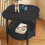 European-style bedside table black 48x40x40cm 5