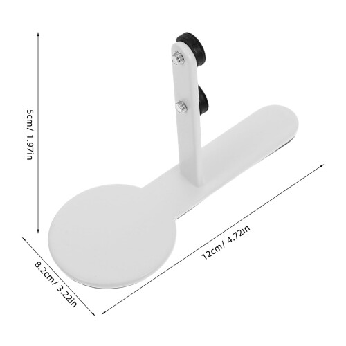 Support pour panneau perforé en fer blanc, conception robuste, 2 pièces 1