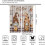 Gnome Coffee Kitchen Curtains Rustic Farmhouse Beige Red 2