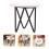 Mini side table white wood 1 piece 3
