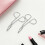 Eyebrow Tweezers Stainless Steel 2PCS 4