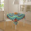 Mandala Tablecloth Vinyl Waterproof 54x54 Inch 6