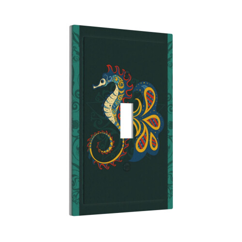 Seahorse Arts light switch cover single toggle 1-gang 2