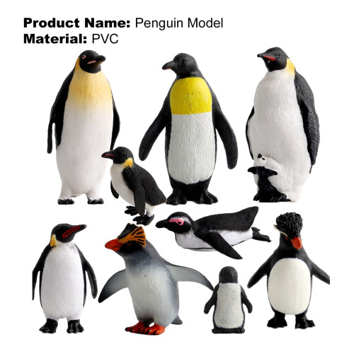 Penguin Figurine Plastic Arctic Animal Toy 1 PC 1