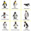 Penguin Figurine Plastic Arctic Animal Toy 1 PC 5