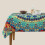 Mandala Tablecloth Vinyl Waterproof 54x54 Inch 5