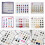 Kristall-Strass-Perlen-Ohrstecker-Set, 12 Paar 3