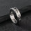 Women's Stainless Steel Hollow Heart Ring Silver Size 7 2