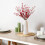 Artificial Red Berry Flower Stems Heart Shape 6 Pcs 6