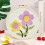 Punch Needle Kit Beginner Flower Embroidery Set 8 Inch 3