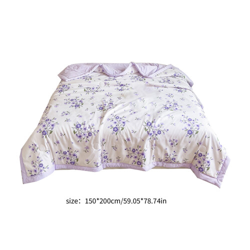 Cooling Blanket Queen Size Double-Sided Purple 59x79 in 2