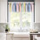 Kitchen Valance Striped Abstract Pastel 54x18 inch 6