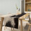 Cowhide Table Runner Black White 13x70in 2