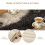 Cowhide Table Runner Black White 13x70in 4