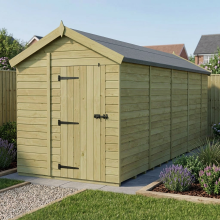 7 x 17 Apex Shed Tanalised (Single Door, No Windows)