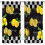 Yellow Lemon Kitchen Curtains Vintage Retro Fruit Pattern 2 2