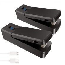 Scelleuse de Sacs 2 en 1, Portable et Rechargeable, Thermoscelleuse et Découpeuse Sous Vide pour Sacs en Plastique, Collations, Sacs en PVC,