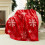 Red Christmas Throw Blanket Soft Plush 1-Pack 2