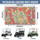 Paisley Mikrofaser-Golfwagen-Sitzbezug 51" x 31" 4