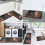 Vintage Wine Kitchen Mat Set 2 pcs Crystal Velvet Black 5