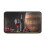 Vintage Wine Kitchen Mat Set 2 pcs Crystal Velvet Black 2