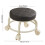 Rolling Stool Ergonomic Cushion Seat 360 Swivel Wheels 2
