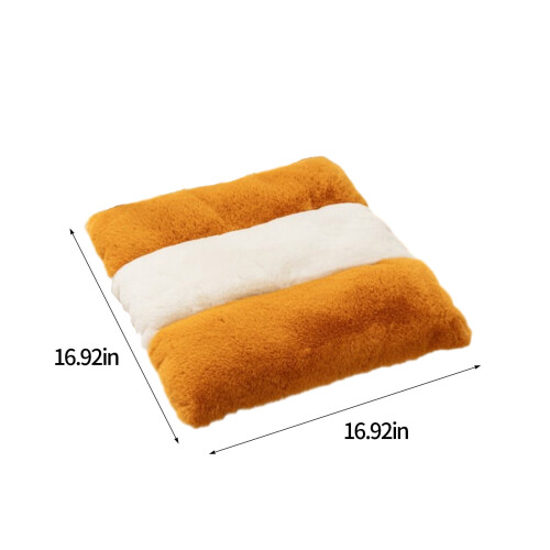 Square Non-Slip Plush Seat Cushion 1 Piece 2