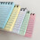 Fișe index cu linii, 7,6x13,2 cm, multicolore, pachet de 50 8