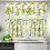 Lemon Print Blackout Kitchen Curtains Set 3-Pc Farmhouse 3