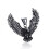 Κολιέ Hip Hop Eagle από επιχρυσωμένο ανοξείδωτο ατσάλι 4