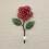 Väggkrokar Vintage Iron Rose Design 3-pack 3