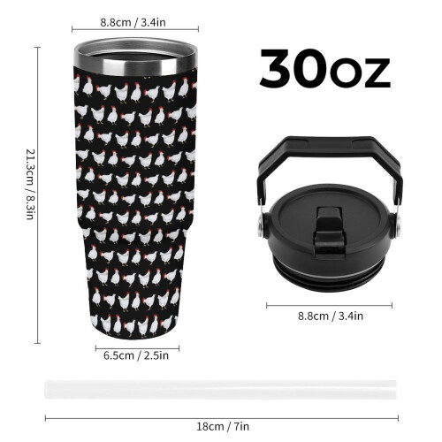 Ποτήρι από ανοξείδωτο ατσάλι με λαβή 30oz 1