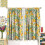 Lemon Curtains Vintage Boho Floral Pattern Blackout Rod 4