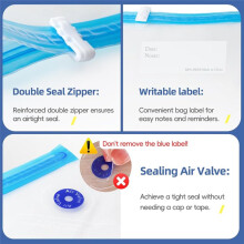 50PCS Filament Storage Bags Kit with Electric Pump and Hand Pump, 3D Printer Filament Storage Bags Vacuum Sealed Kit