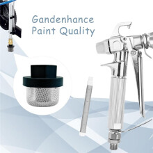 15 Pieces Paint Set, 6 Reversible Tips, 6 Airless Paint Filter,1 Inlet Strainer and 2Pcs Nozzle Tip Guards