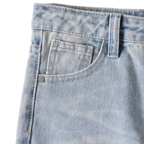 Slim fit ripped jeans for gutter lyseblå 11–12 år 2