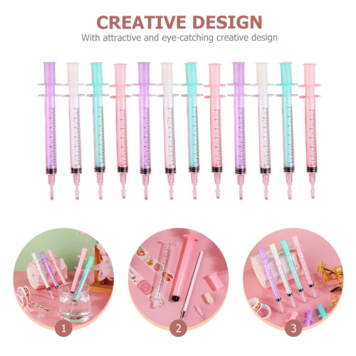 Injektionsstift, tragbar, ergonomisches Design, 12 Stück 2