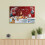 Quadro de Natal com Bonecos de Neve em Tela e Moldura de Madeira 128 polegadas 5