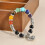 Pulseira Vintage7Chakra com Contas de Pedra e Pingente de Coração 5