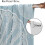 Starfish Seashell Curtains Blue Rustic 63 in W 6