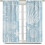Starfish Seashell Curtains Blue Rustic 63 in W 7