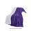 Double-Layer Flannel Fleece Blanket Purple 59x79in 6