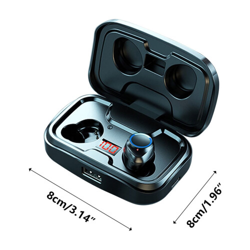 Bluetooth Headset Bluetooth 5.0 Stereo Sports Earbuds with 1