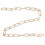 Decorative Crystal Hanging Chain Iron Golden 1 Piece 8