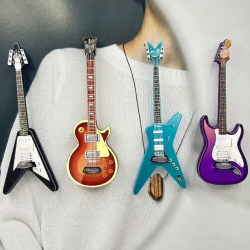 Electric Guitar Fridge Magnets 4 Pieces 1